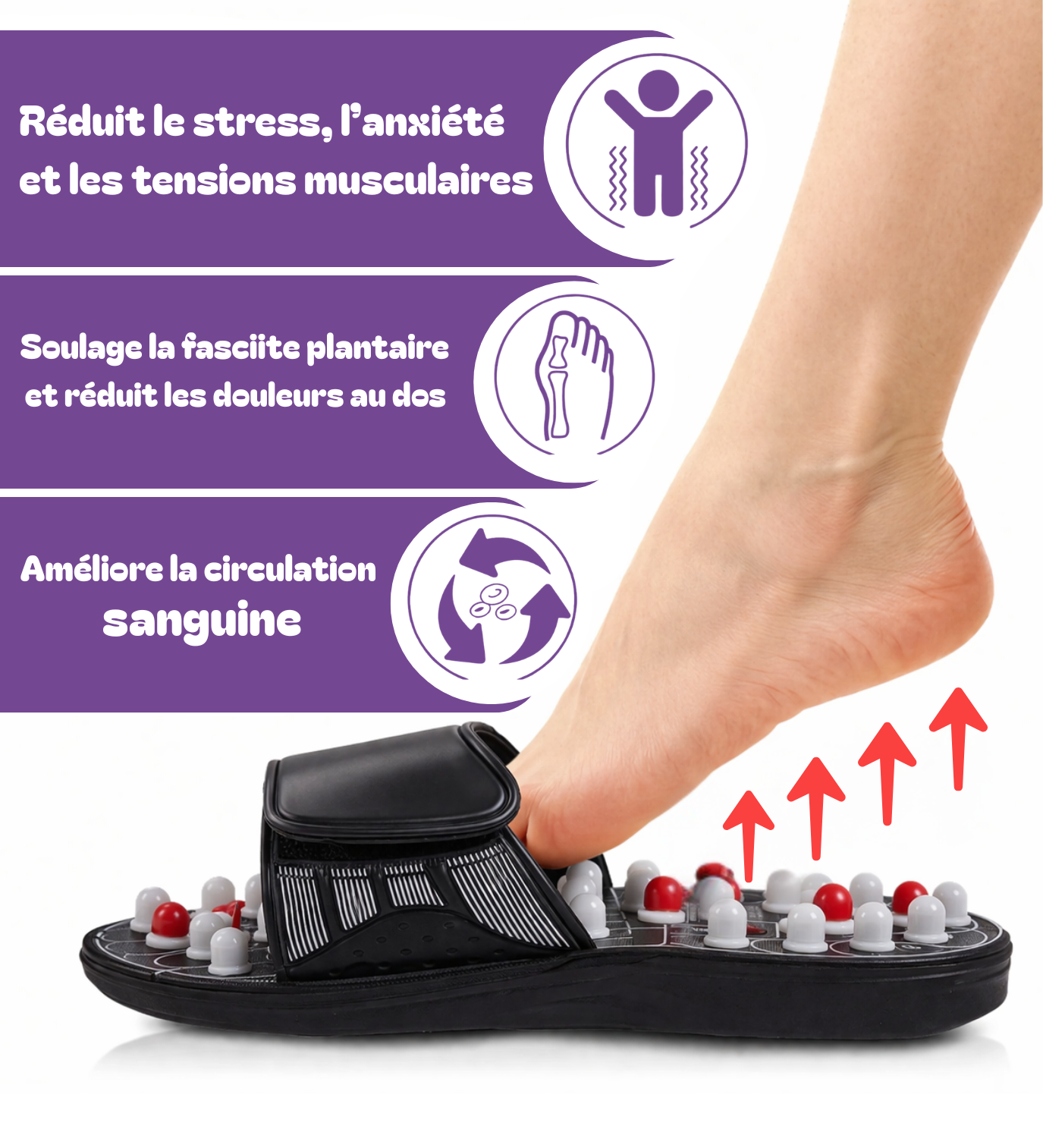 Chaussons de Réflexologie Plantaire Wello™